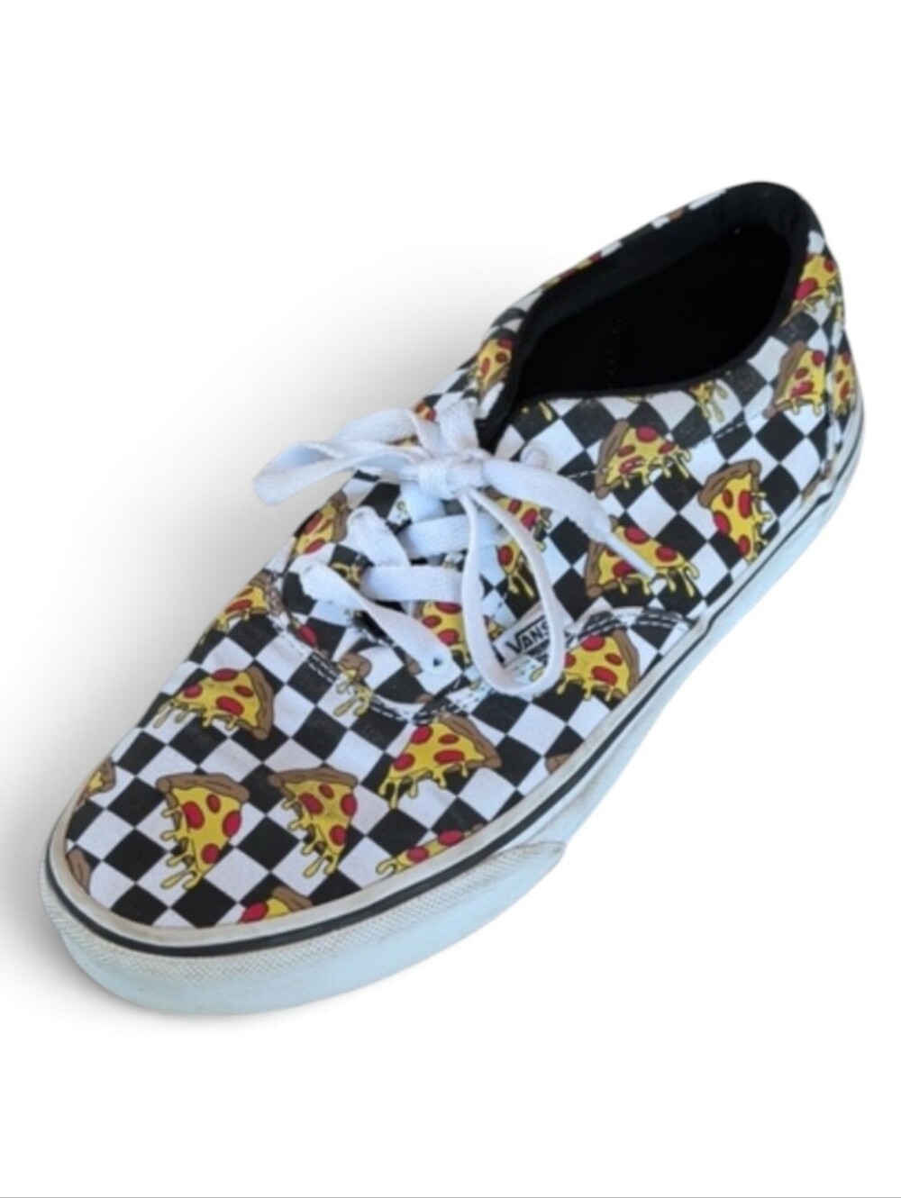 Vans, Pizza Party, Sneakers. Youth Size 6, Euro Size 38, Women's Size 8